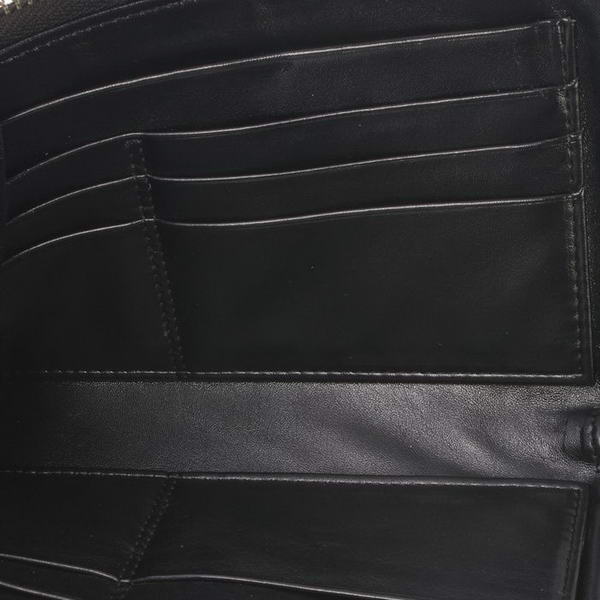 Replica Chanel A40319 Black Patent Leather Zippy Wallet
